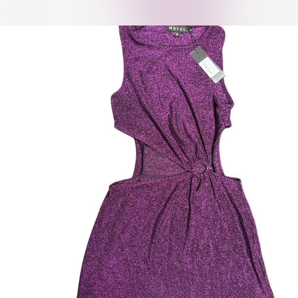 Motel Purple Sleeveless Dress